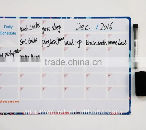 Magnetic Board Monthly Planner Dry Erase Magnet Sheet photo-4