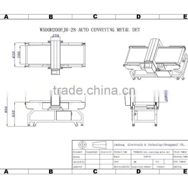FDA Standard Food Metal Detector With LCD Screen photo-3