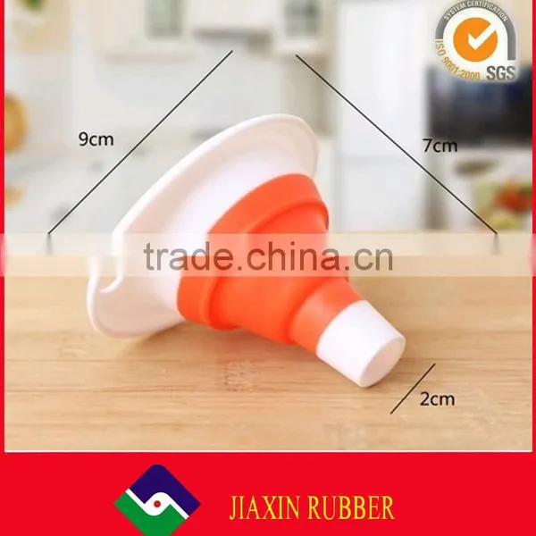 New Arrival Durable Silicone Collapsible Funnel Foldable Funnel for Liquid Transfer photo-6