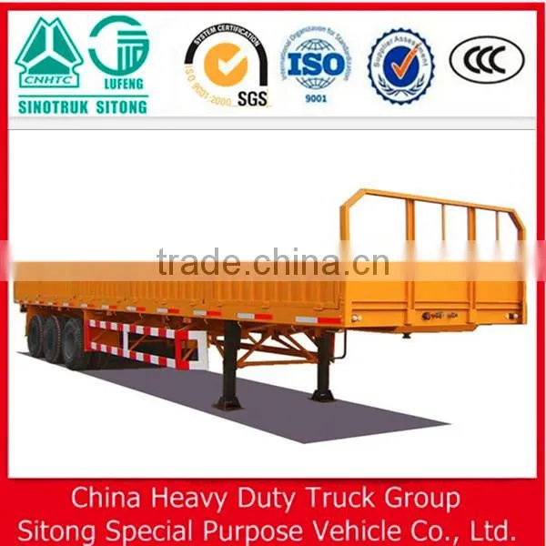 Cargo Lock Truck Side Wall Trailer for Transport Sand and Stone photo-3
