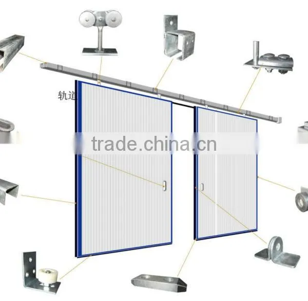 Factory Supplier ! Warehouse Sliding Door Aluminum Profile,aluminum Sliding Door for Warehouse photo-2