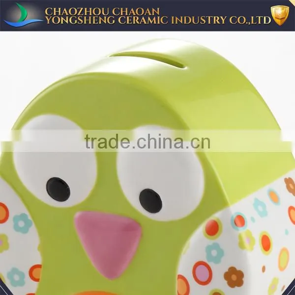 Promotional Ceramic Hand Made Animal Chicken Coin Bank Wholesale photo-2