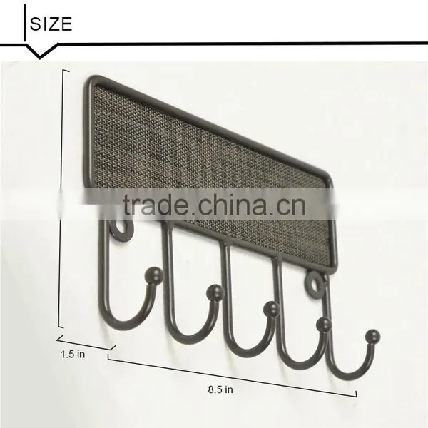 Wall Mounted Key Hook, 5 Hooks photo-6