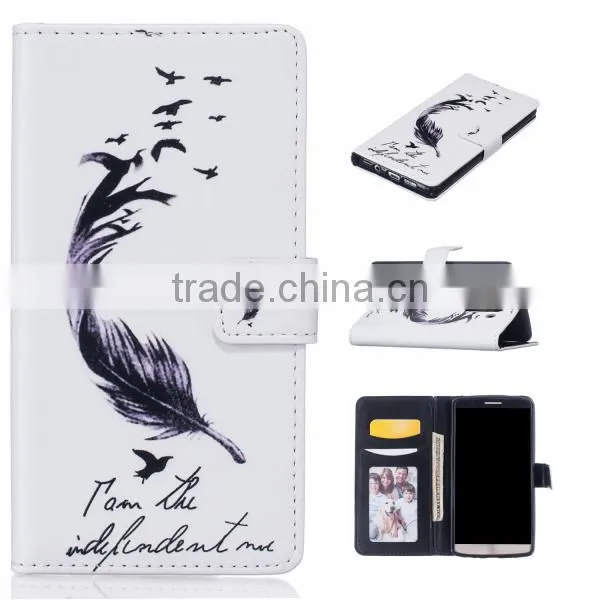 Low Price High Quality Embossed Leather Phone Wallet Case For LG photo-6