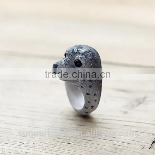 Cartoon Cute Animal Seal Jewelry Accessories Ring photo-4
