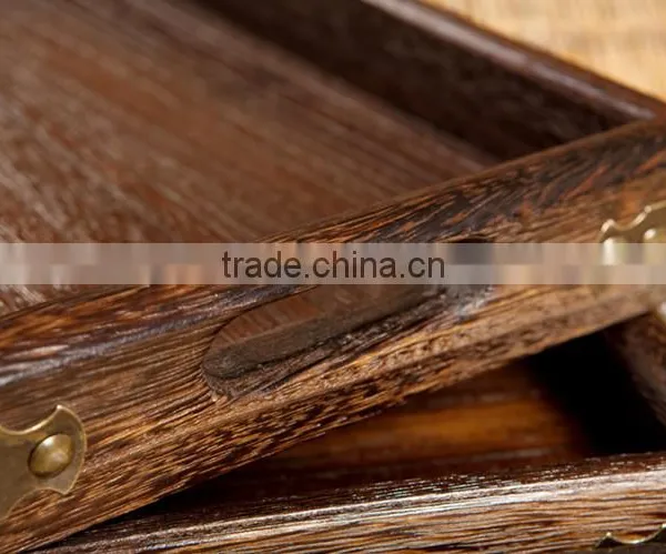 Retro High Grade Wood Different Size Serving Tray photo-3
