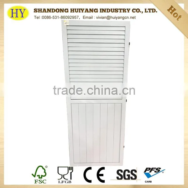 White Painting Cheap Custom MDF Wooden House Screen photo-2