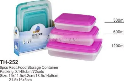 Plastic Storage Container for Lunch and Vegetable photo-4