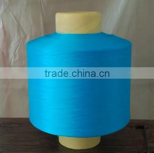 Dope Dyed Color High Elastic Nylon DTY Yarn 40D/24F For Knitting Socks photo-2