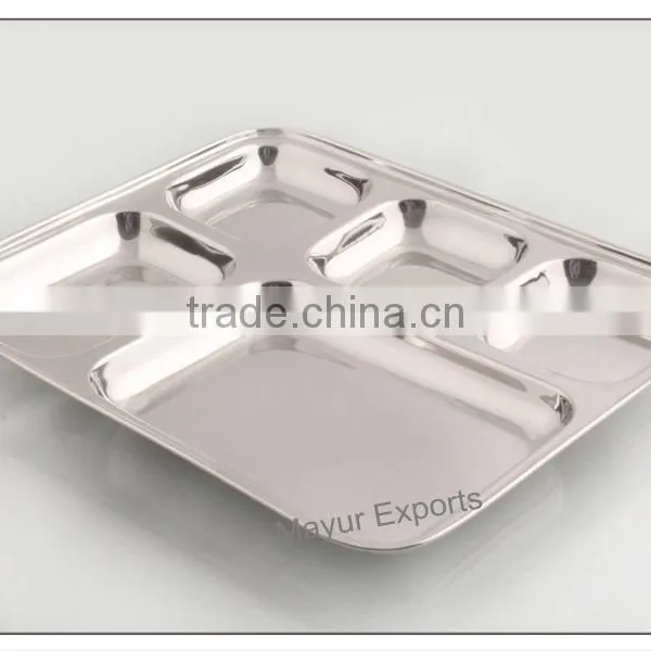 Stainless Steel Mess Tray - 5 in 1