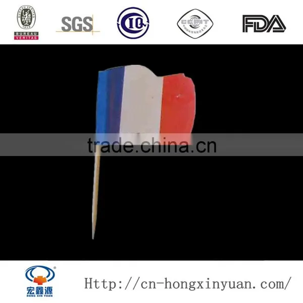 Promotional High Quality Wooden Paper Toothpick Flags photo-4