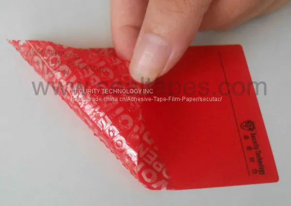Tamper Evident Label Printing Materials photo-2