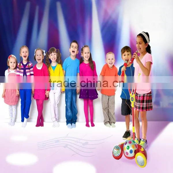 2016 Hot Wholesale Cheap Dual Multifunctional Electronic Karaoke Machine Toy for Kids photo-2