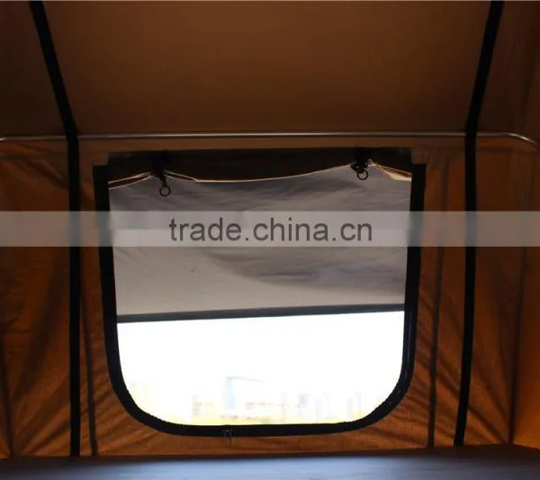 2017 Hot Sale Camping Canvas Car Roof Top Tent for 4x4 Truck photo-2