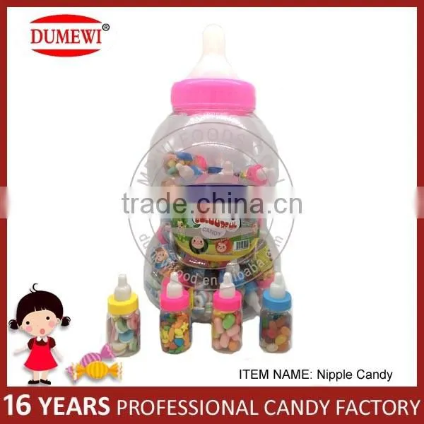 Pressed Candy Marshmallow Jelly Bean Mixed in Baby Nipple Bottle photo-2