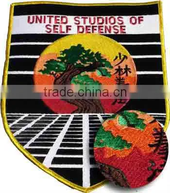The Best Selling Machine Woven Patches for Garment Clothing in Qingdao photo-2