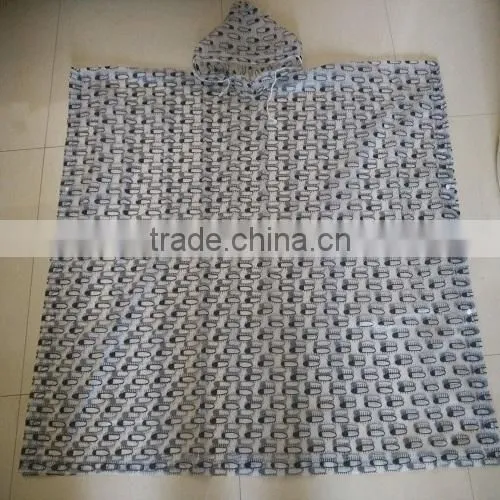 Disposable Plastic Rain Poncho Adults or Children Traveling Raincoat photo-5