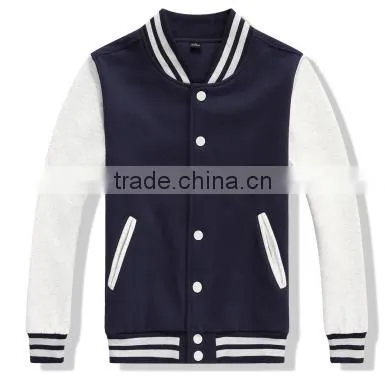 Wholesale Men Winter Jacket Promotional Plain Stand Collar Jackets With no Hood photo-3