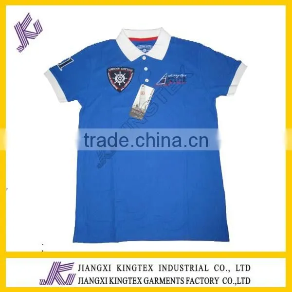 Wholesale Cloth Factory Men's Plain Custom Embroidery High Quality 100% Cotton Men's Polo Shirts photo-3