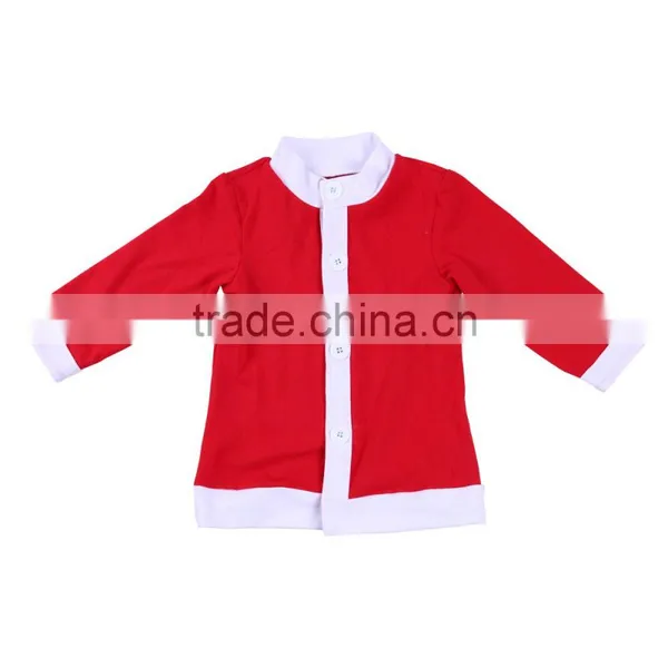New Arrival Red Christmas Santa Suit Wholesale Children Clothes Christmas Kids Outfits photo-2