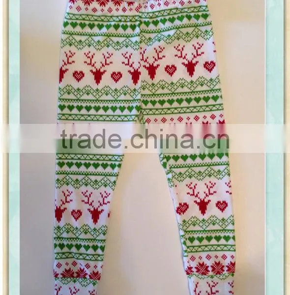 Baby Girls Toddler Christmas Leggings Reindeer Snowflake Deer Leggings Pants Trousers photo-3