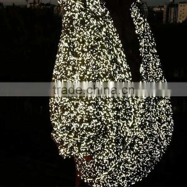 Double Side Rainbow Reflective Yarn / Iridescent Reflective Thread for Knitting Sweater photo-5