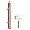 Balcony Stainless Steel&Wood Railing Design Balustrade Staircase