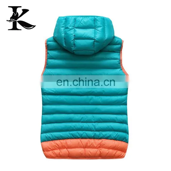 Men Nylon Decthable Hood Padded Vest Winter Warm Down Vest photo-6