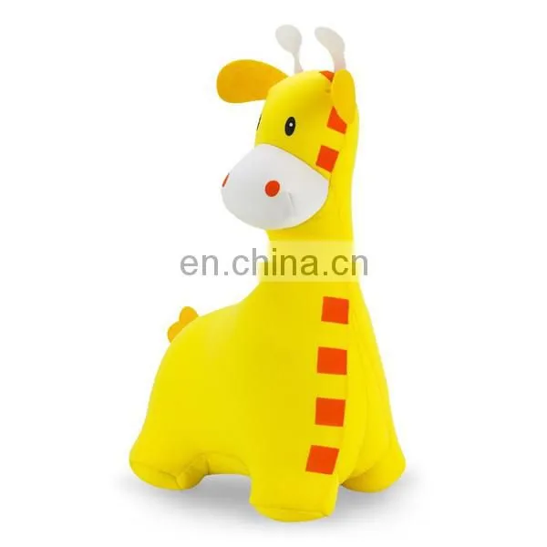 Custom Cartoon Soft Plush Giraffe Toy Memory Foam Travel Neck Pillow Fashion 2 in 1 Switch Reversible Animal U Shape Pillow photo-4