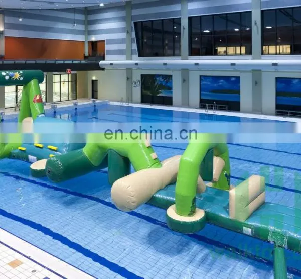 HI Crazy Pool Games Giant Inflatable Water Park Slides for Sale photo-3