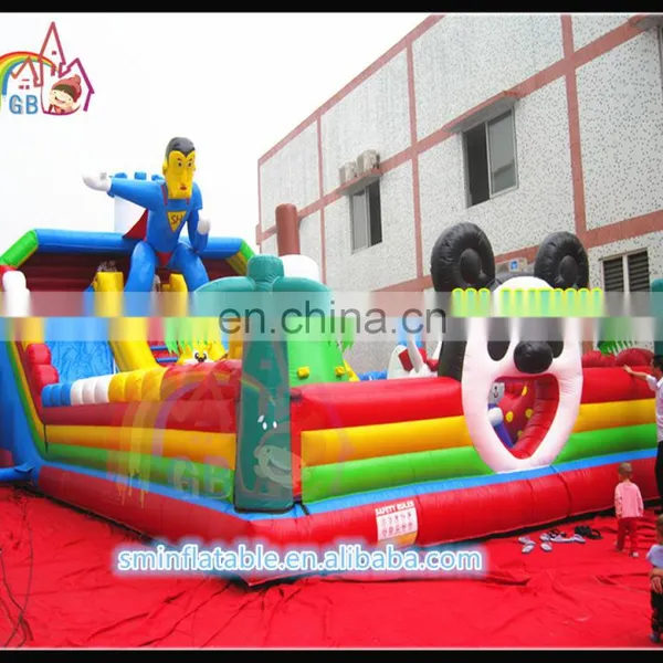 Inflatable Desk Combination Inflatable Slide Combination Jump Bed Inflatable Bouncer photo-2