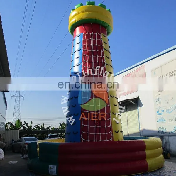 Outdoor Inflatable Climbing Walls for Adult&kids,9m Climbing Tower Inflatable Climb in Ball,inflatable Sports Game photo-3