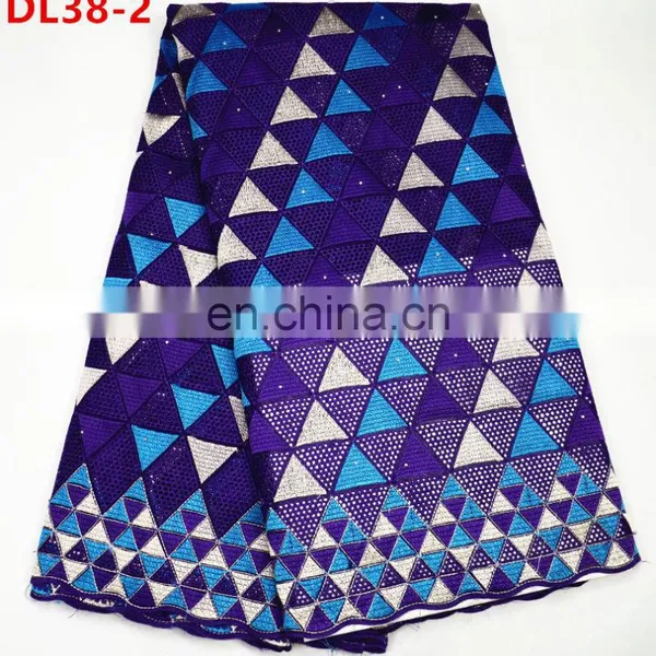 Higg Quality African Swiss Voile Lace Dry Lace Fabric for Clothes photo-2