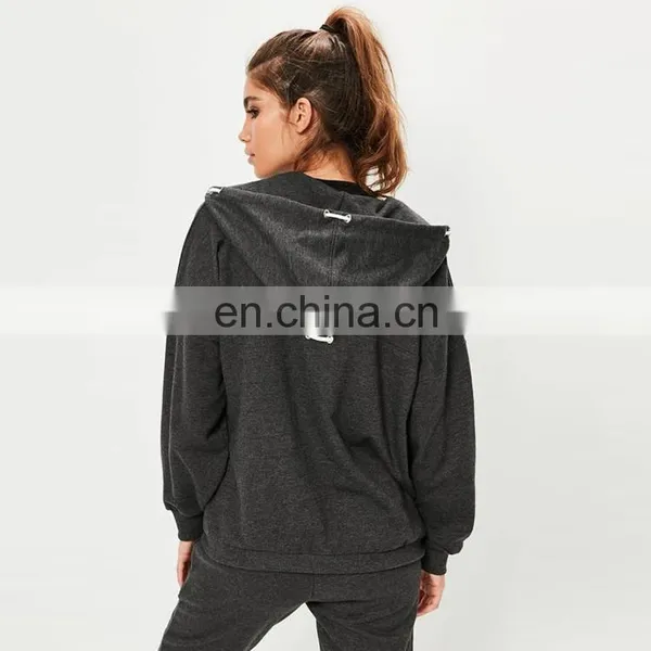 Women Fitness Zipper Tops Casual Hoodies Jackets photo-2