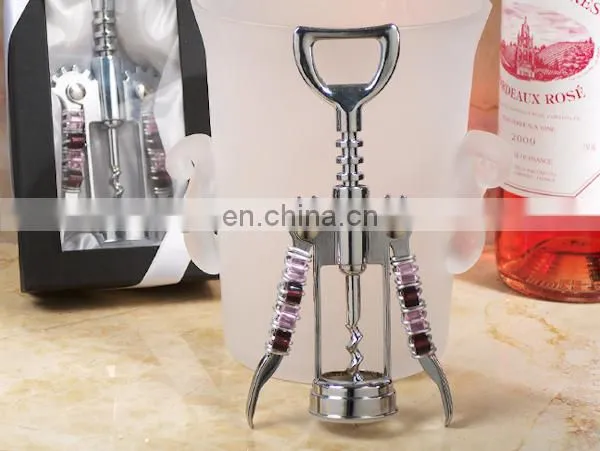 Purple Bead Art Deco Wine Opener Favors