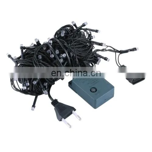 10m Waterproof 100 LED String Decorative Lights With End Joint & Controller, Flashing / Fading / Chasing Effect, EU Plug, AC 220 photo-2