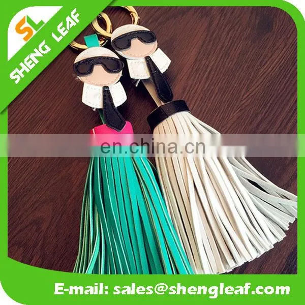 Beautiful Lady Shape Colorful Fashion Custom Leather for Girls photo-4