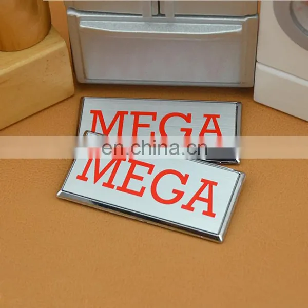 ABS Emboss Custom Raised Logo Sticker photo-3