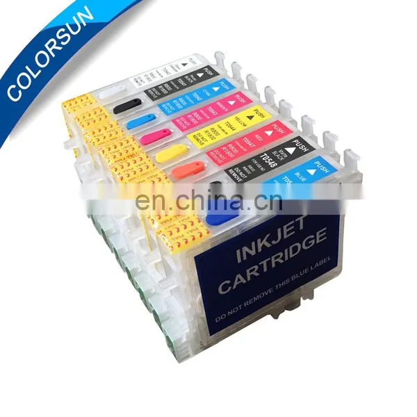 2017 Hot Sale 11COLORS 200ML Inkjet Printer Empty Refillable Refill Ink Cartridge For Epson 4900 4910 With Auto Reset Chips photo-2