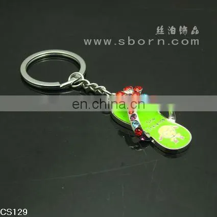 Wholesale Slippers Metal Key Rings Colorful Gadget Key Chain photo-2