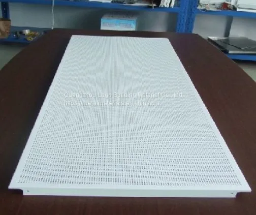 Red Pattern Billboard Wave Type Aluminum Buckle Ceiling photo-3