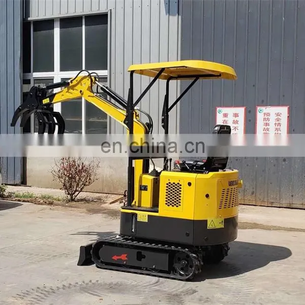 Walk Behind Mini Excavator 1.0 Ton Mini Excavator With Track Extension Chinese Mini Excavator for Sale photo-6