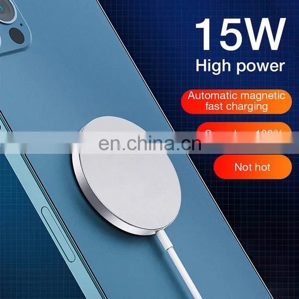 Newest Portable Station Usb Type C Magic Magnet 15W Fast Charging Magnetic Wireless Charger For Iphone 12 photo-7