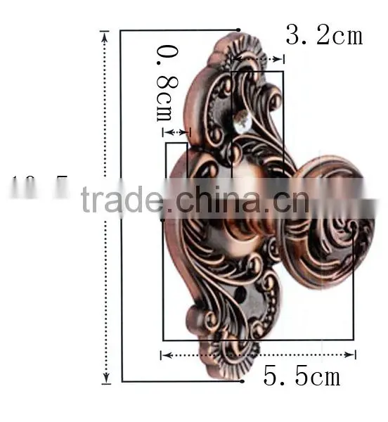 JCB308ABCD Curtain Tiebacks Wall Hook photo-6