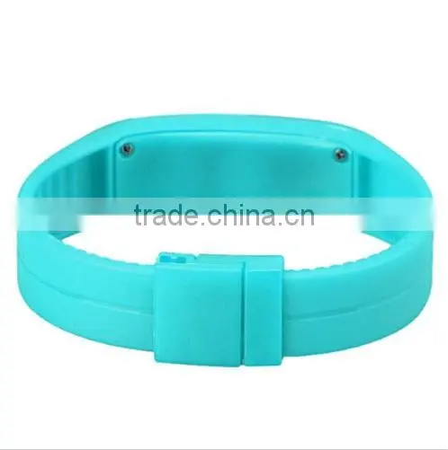 Womens Date Rubber LED Waterproof Bracelet Watch Digital Sport Wrist Watch photo-4