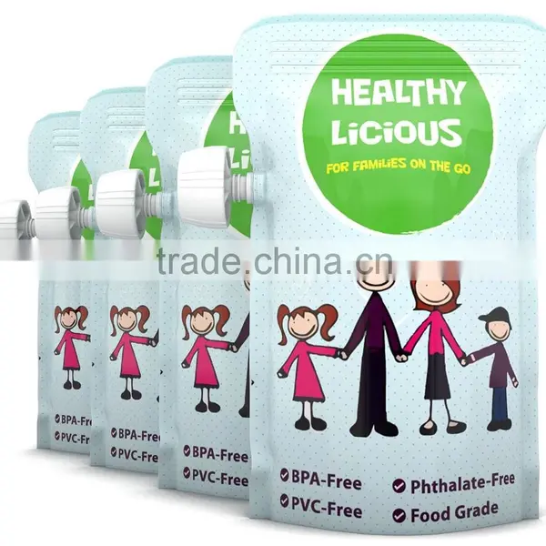Stand up Spout Plastic Sauce Bag/jam Packaging Pouch With Spout/pet Cheese Pouch With Nozzle photo-4