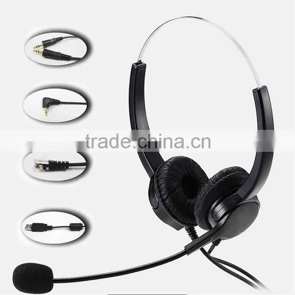 Rj9 Plug Call Center and Noise Cancelling Service Center Headset photo-4