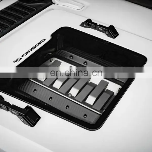 Fury Series Gravity Black Metal Hood Engine Cover for Jeep Wrangler JL 18+ 4x4 Auto Parts photo-5