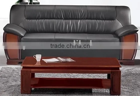 Oupusen 2016 New 1 1 3 Black Home Wooden Sofa Set photo-3