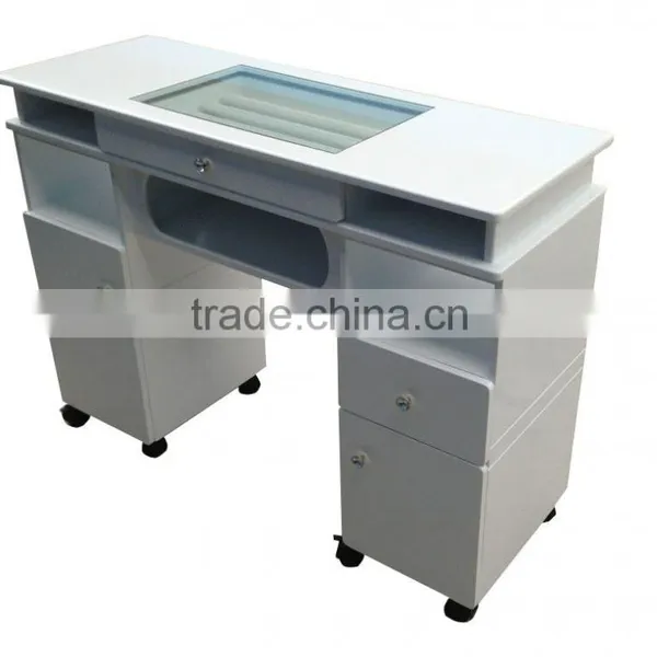 Beauty Modern White Manicure Table.Manicure Table Nail Salon Furniture photo-3